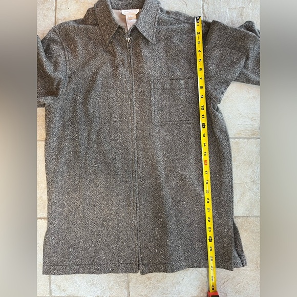 VTG Jones NY Wool Tweed Jacket M Elbow Patch Dark Academia Fall Layer 90s Gothic - Picture 9 of 10